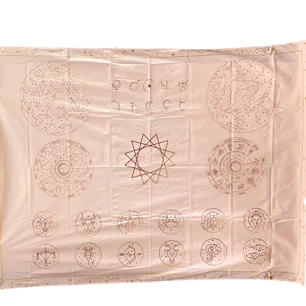 Firefly Ideas Tapestry 59x79 Zodiac Constellation Pink